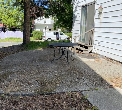 Patio off dining room
